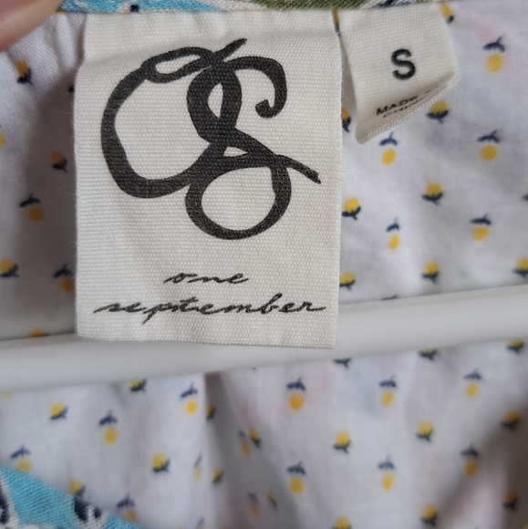 Anthropologie One September Colorful Embroidered Colorblock Tank Top Size Small - Picture 6 of 11